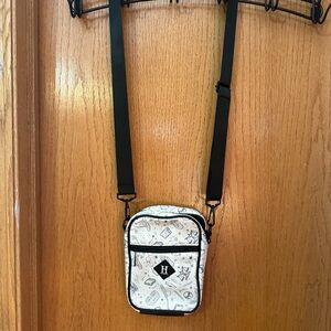 Harry Potter White and Black Patterned Crossbody Bag